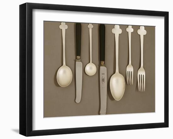 Electroplated Table Service, circa 1906-Charles Rennie Mackintosh-Framed Giclee Print