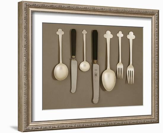 Electroplated Table Service, for E. Bingham and Co., C.1906-Charles Rennie Mackintosh-Framed Giclee Print