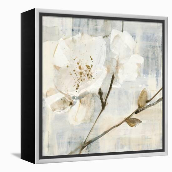 Elegance I Greige-Albena Hristova-Framed Stretched Canvas