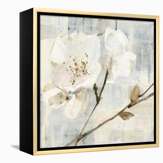 Elegance I Greige-Albena Hristova-Framed Stretched Canvas