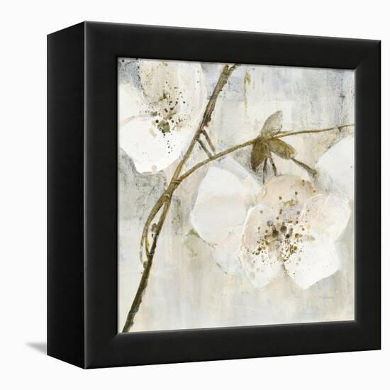 Elegance II Greige-Albena Hristova-Framed Stretched Canvas