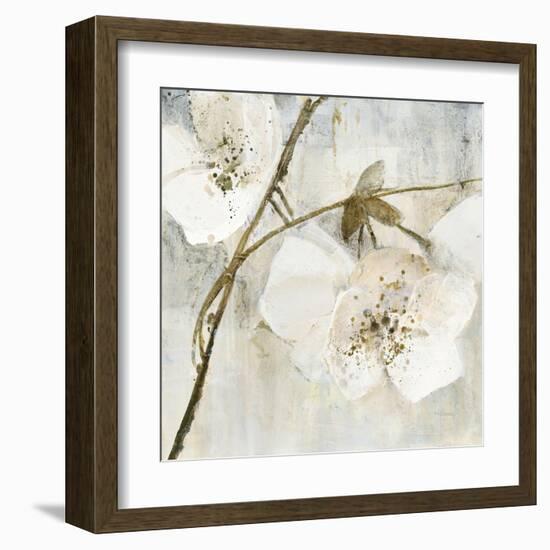 Elegance II Greige-Albena Hristova-Framed Art Print