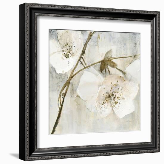 Elegance II Greige-Albena Hristova-Framed Art Print