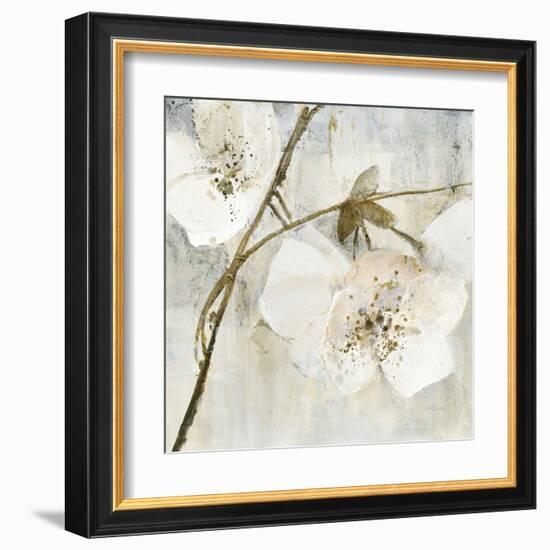 Elegance II Greige-Albena Hristova-Framed Art Print