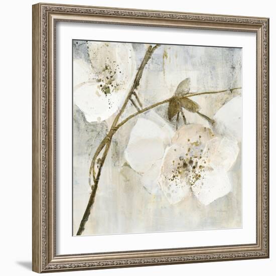 Elegance II Greige-Albena Hristova-Framed Art Print