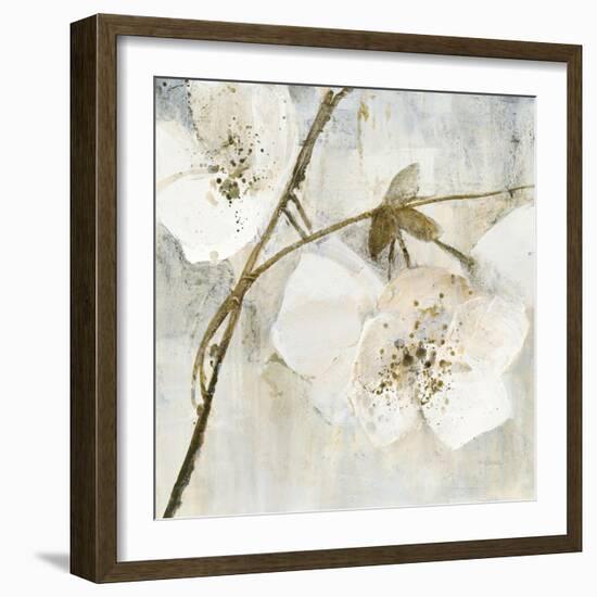 Elegance II Greige-Albena Hristova-Framed Art Print