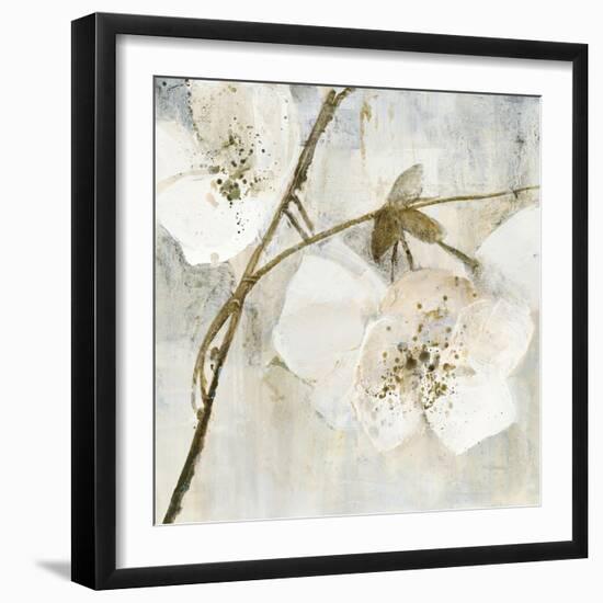 Elegance II Greige-Albena Hristova-Framed Art Print