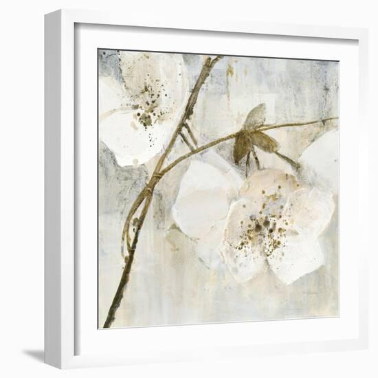 Elegance II Greige-Albena Hristova-Framed Art Print