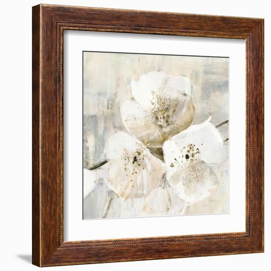 Elegance III Greige-Albena Hristova-Framed Art Print