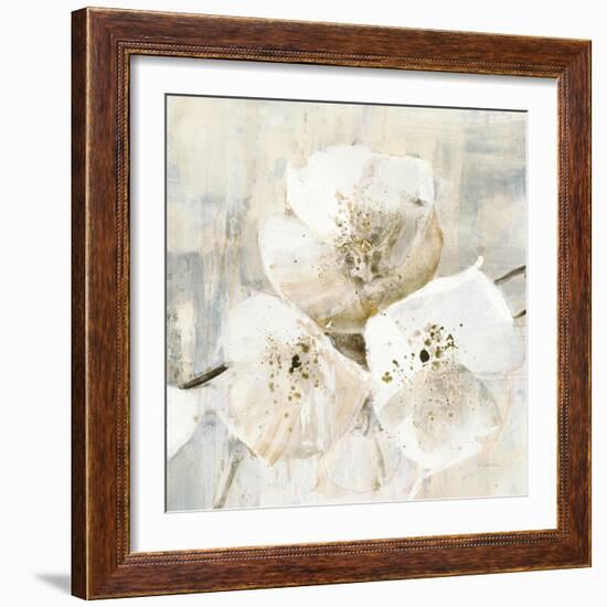 Elegance III Greige-Albena Hristova-Framed Art Print