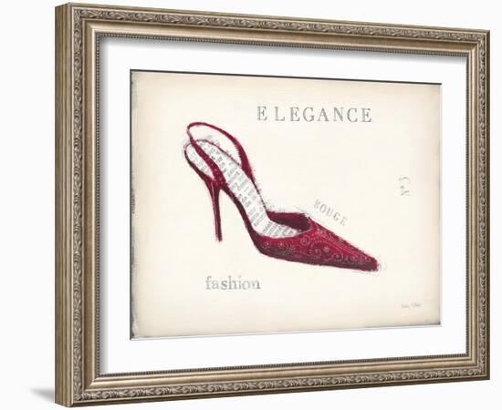 Elegance - Rouge Detail-Emily Adams-Framed Art Print