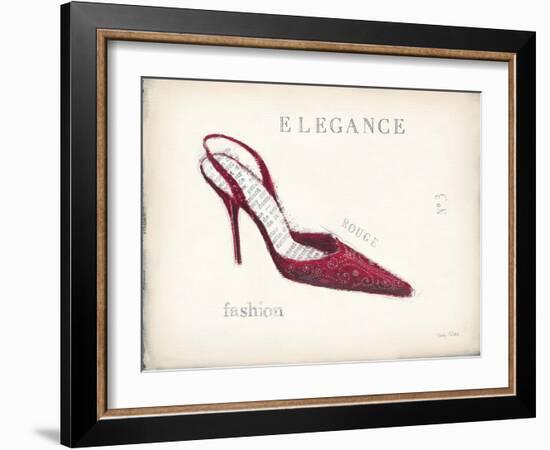 Elegance - Rouge Detail-Emily Adams-Framed Art Print