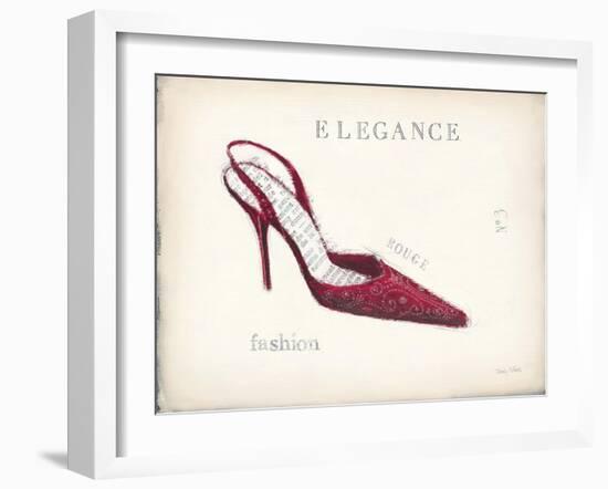 Elegance - Rouge Detail-Emily Adams-Framed Art Print