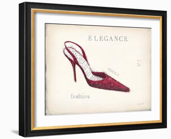 Elegance - Rouge Detail-Emily Adams-Framed Art Print