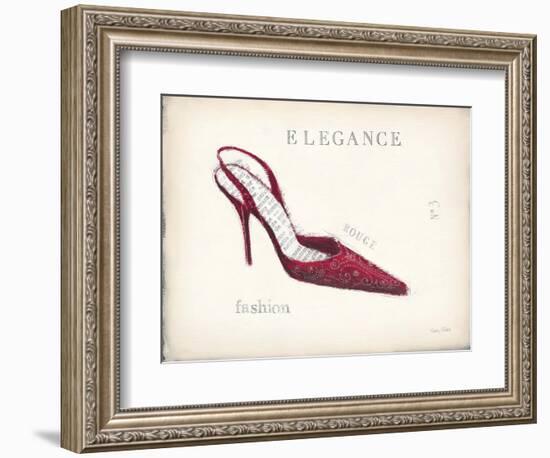 Elegance - Rouge Detail-Emily Adams-Framed Art Print