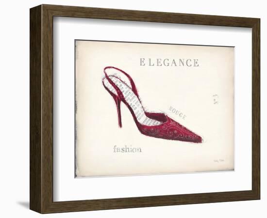 Elegance - Rouge Detail-Emily Adams-Framed Art Print