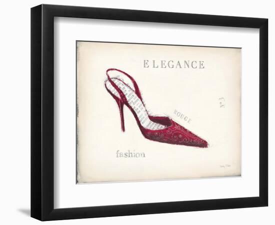 Elegance - Rouge Detail-Emily Adams-Framed Art Print