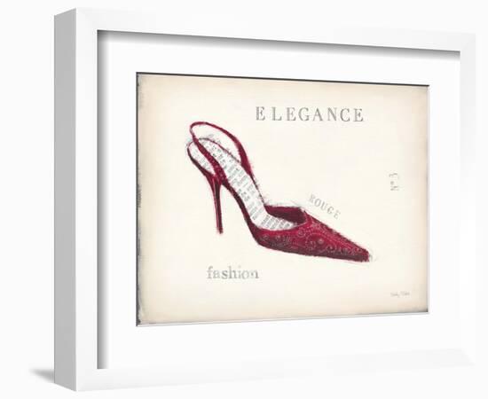 Elegance - Rouge Detail-Emily Adams-Framed Art Print