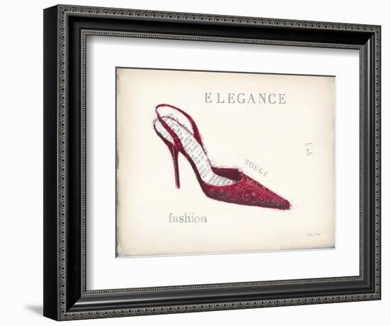 Elegance - Rouge Detail-Emily Adams-Framed Art Print