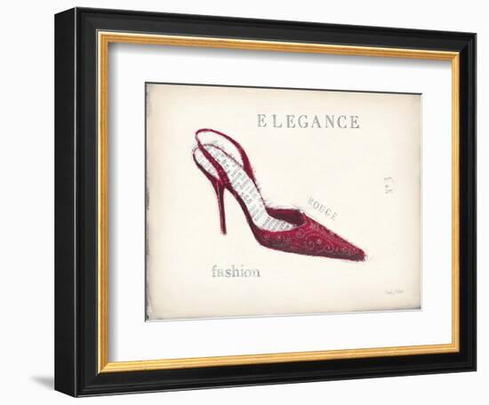 Elegance - Rouge Detail-Emily Adams-Framed Art Print