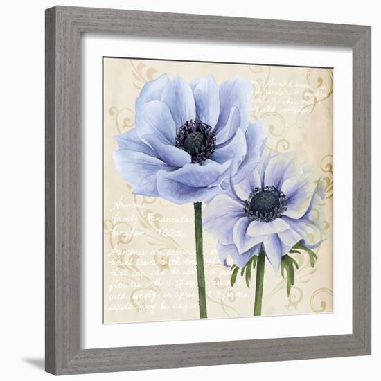 Elegant Anemone I-Grace Popp-Framed Art Print