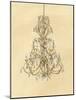 Elegant Chandelier I-Laurencon-Mounted Art Print