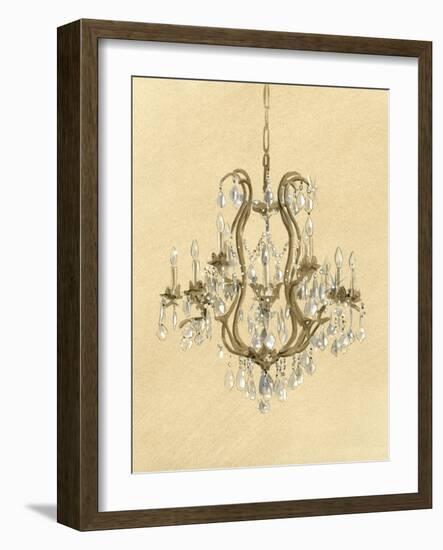 Elegant Chandelier II-Laurencon-Framed Art Print