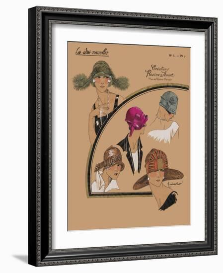 Elegant Chapeau II-Vision Studio-Framed Art Print