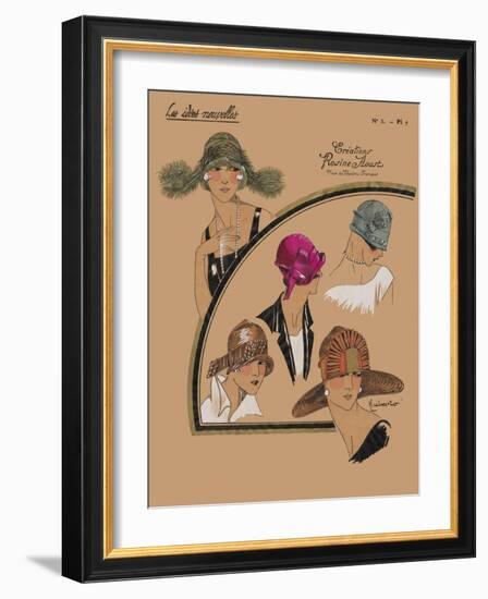 Elegant Chapeau II-Vision Studio-Framed Art Print