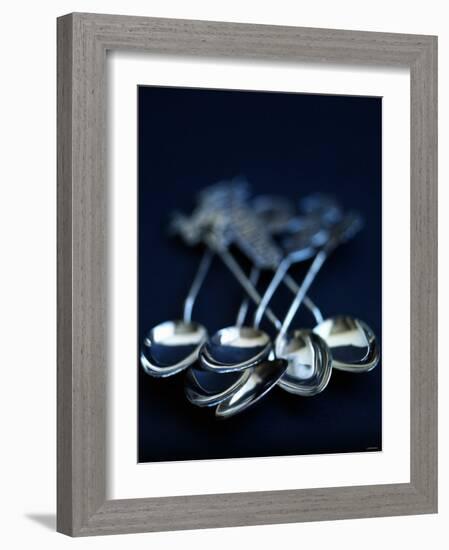 Elegant Coffee Spoons-Tanya Zouev-Framed Photographic Print