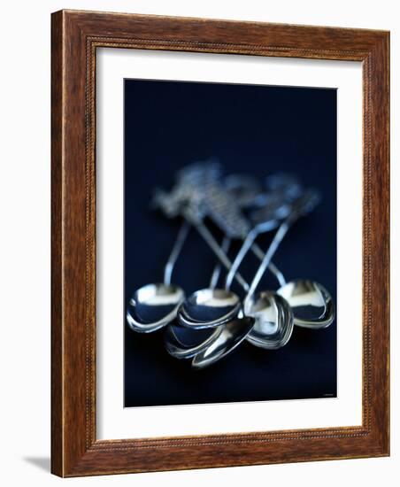 Elegant Coffee Spoons-Tanya Zouev-Framed Photographic Print