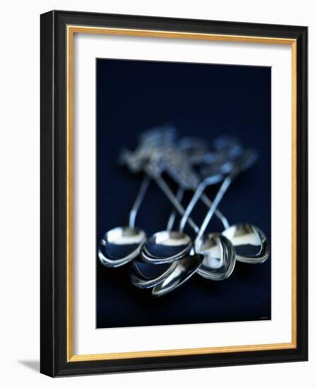 Elegant Coffee Spoons-Tanya Zouev-Framed Photographic Print