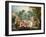 Elegant Company, Out of Doors with the Arrival of the Bridal Couple-Jean Antoine Watteau-Framed Giclee Print