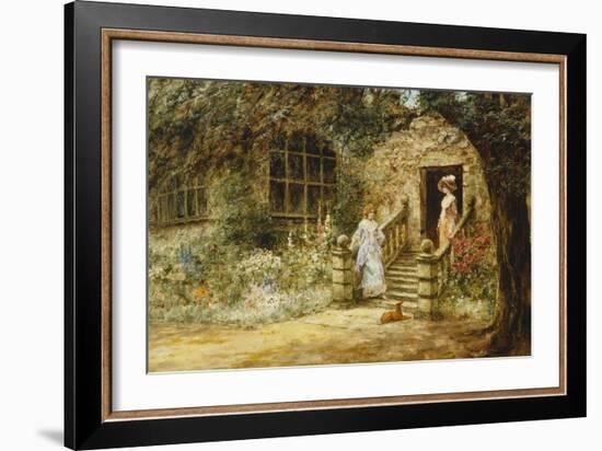 Elegant Conversation-Henry John Yeend King-Framed Giclee Print