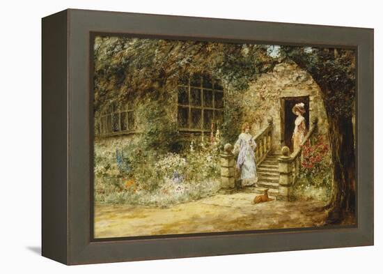 Elegant Conversation-Henry John Yeend King-Framed Premier Image Canvas