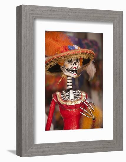 Elegant Day of the Dead Skeleton, Oaxaca, Mexico-Merrill Images-Framed Photographic Print