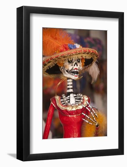 Elegant Day of the Dead Skeleton, Oaxaca, Mexico-Merrill Images-Framed Photographic Print