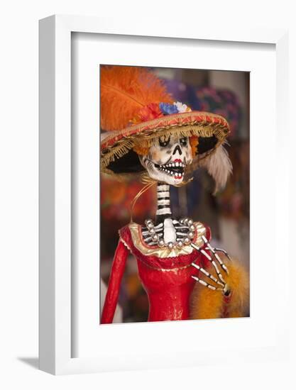 Elegant Day of the Dead Skeleton, Oaxaca, Mexico-Merrill Images-Framed Photographic Print