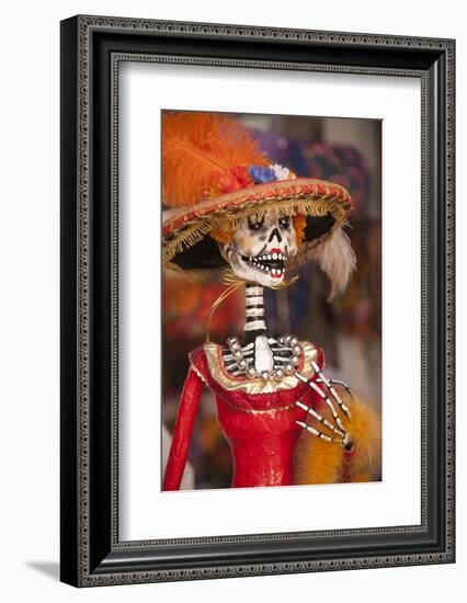 Elegant Day of the Dead Skeleton, Oaxaca, Mexico-Merrill Images-Framed Photographic Print