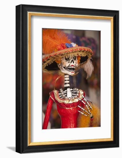 Elegant Day of the Dead Skeleton, Oaxaca, Mexico-Merrill Images-Framed Photographic Print