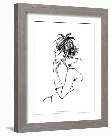 Elegant Fashion Study II-Ethan Harper-Framed Art Print