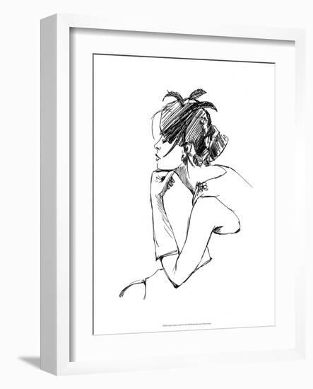 Elegant Fashion Study II-Ethan Harper-Framed Art Print