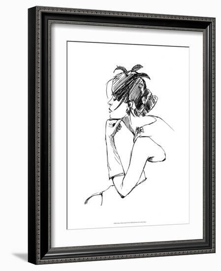 Elegant Fashion Study II-Ethan Harper-Framed Art Print