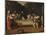 Elegant Figures Feasting in an Arbour-Dirck Hals-Mounted Giclee Print