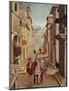 Elegant figures in an Italianate Renaissance Street-Sebastian Vrancx-Mounted Giclee Print