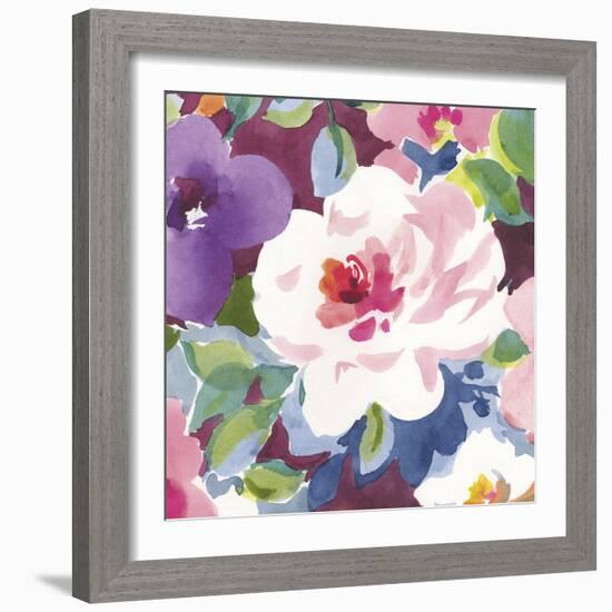 Elegant Flowers-Sandra Jacobs-Framed Giclee Print