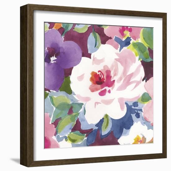 Elegant Flowers-Sandra Jacobs-Framed Giclee Print