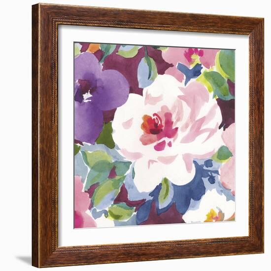 Elegant Flowers-Sandra Jacobs-Framed Giclee Print