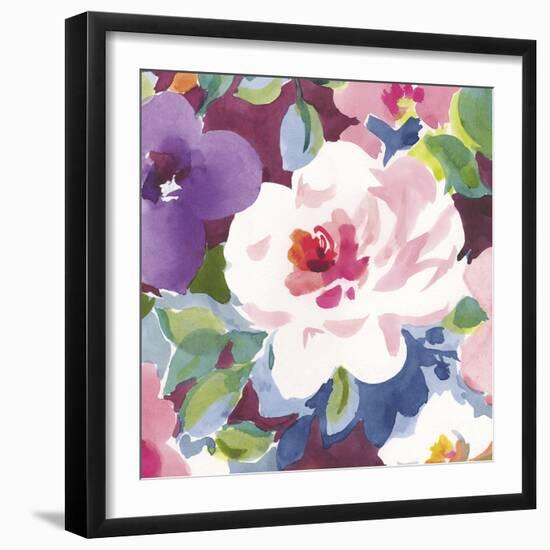 Elegant Flowers-Sandra Jacobs-Framed Giclee Print