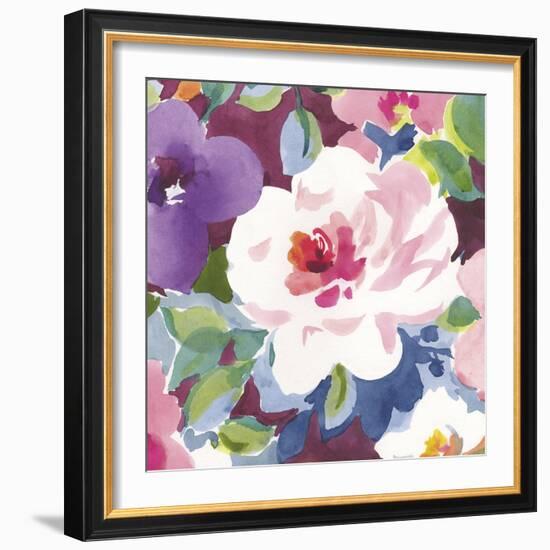 Elegant Flowers-Sandra Jacobs-Framed Giclee Print